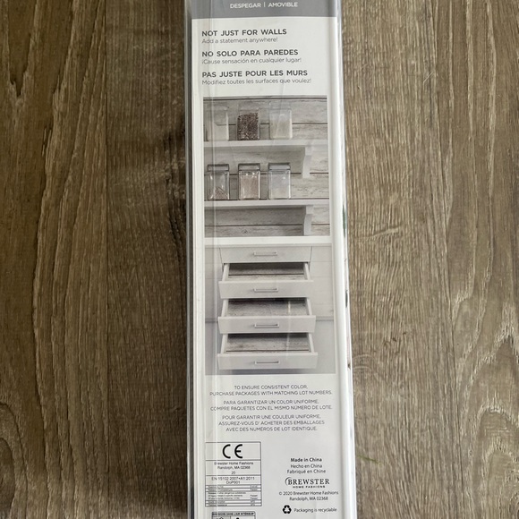 InHome Wall Decor One Unopened Roll Of Peel And Stick Wallpaper